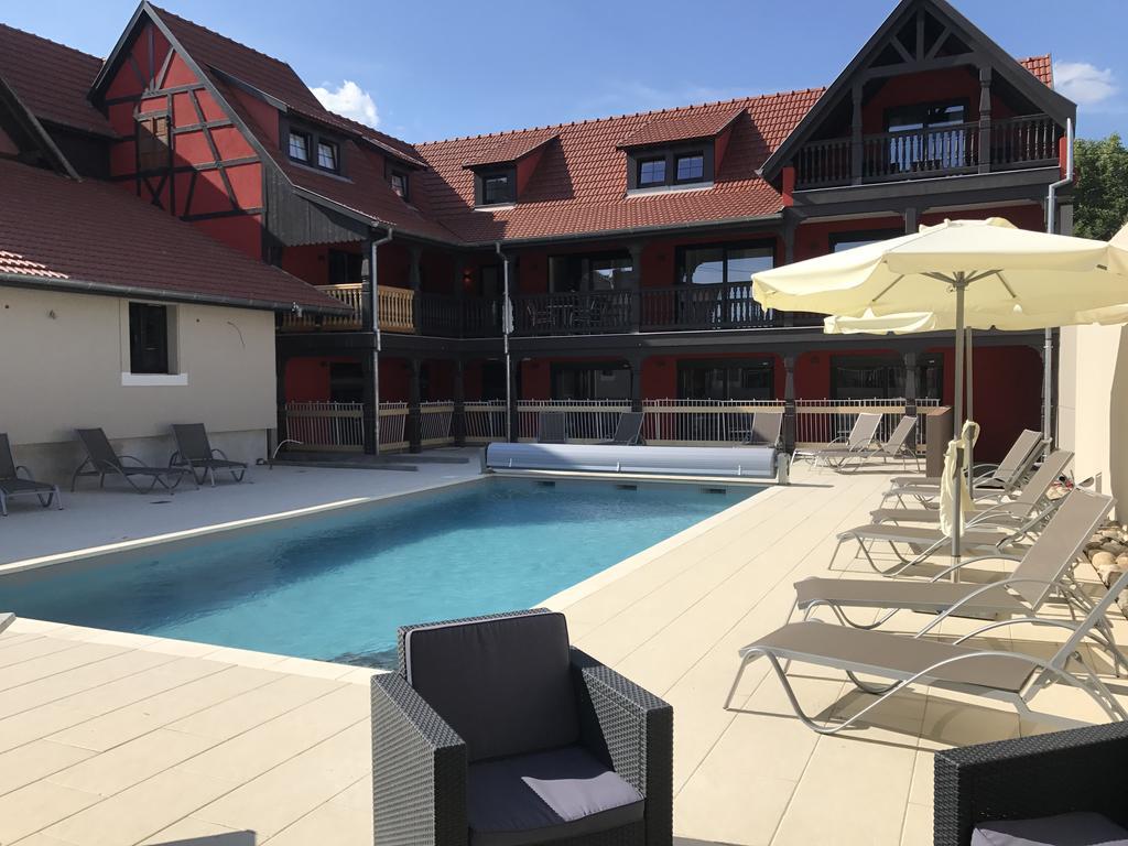 Au Soleil, Hotel Restaurant & Spa Valff エクステリア 写真