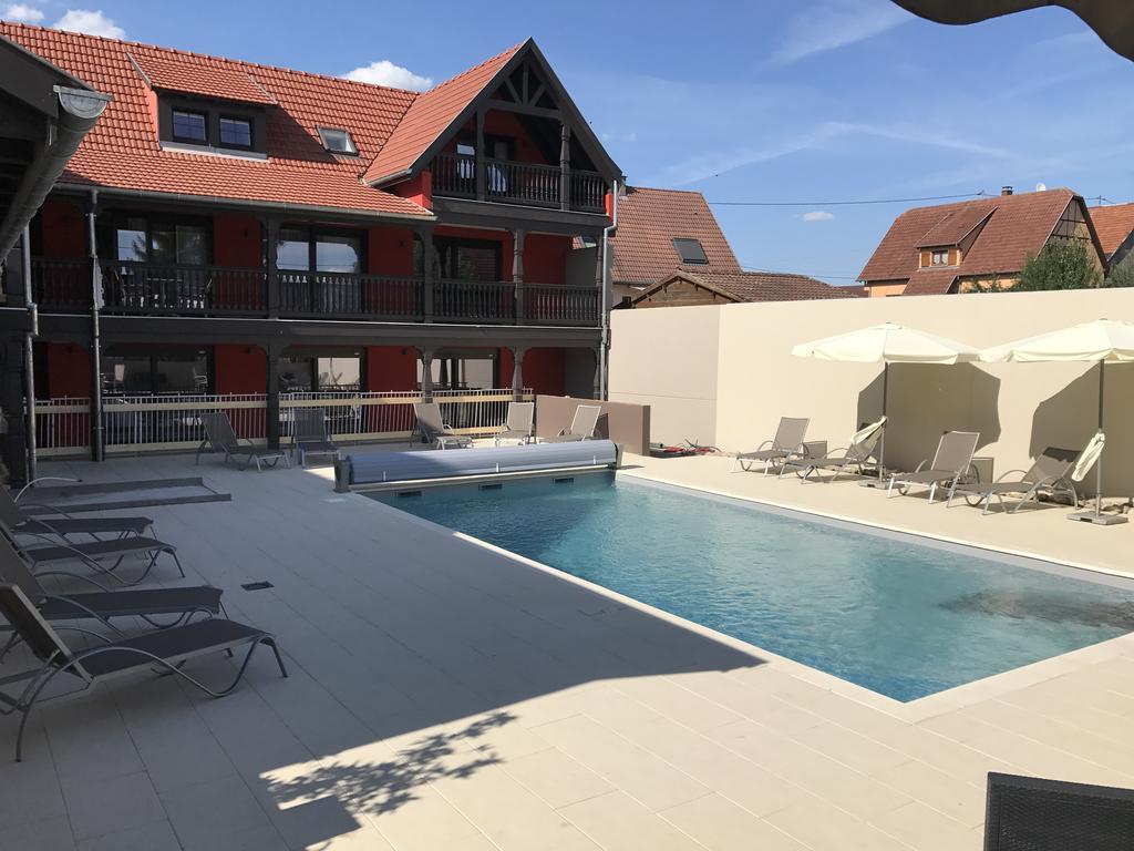 Au Soleil, Hotel Restaurant & Spa Valff エクステリア 写真