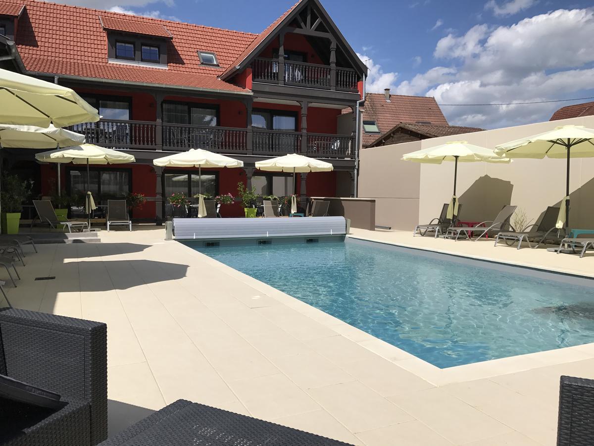 Au Soleil, Hotel Restaurant & Spa Valff エクステリア 写真